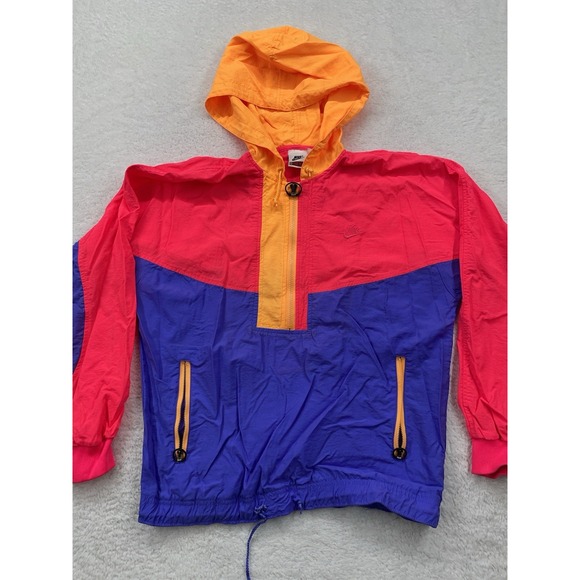 Nike Other - Vintage Nike Windbreaker Small Multicolor 90s Running Sportswear Full Zip Jacket